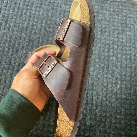 Birkenstock Men's Brown Sandals - Picture 3 of 4